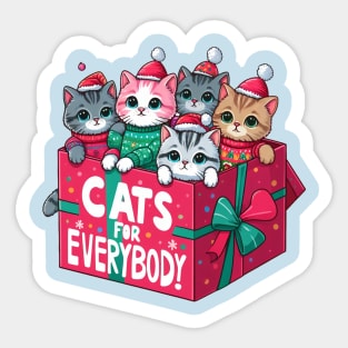 cats for everybody Sticker